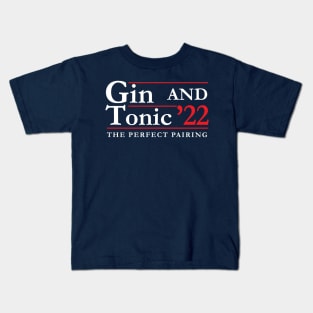 2022 Election - Perfect Pairings - Gin and Tonic Kids T-Shirt